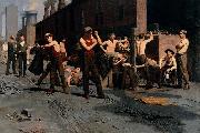 Thomas Pollock Anshutz The Ironworkers Noontime oil painting reproduction